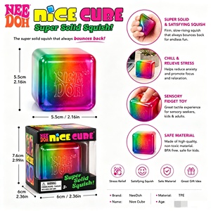 ของเล่นบล็อกหลากสีสัน บีบคลายเครียด ของเล่นบีบบล็อกแบบใหม่ ของขวัญวันหยุด - Product Image 5