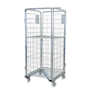 Ruimtebesparend Transport Opslag Metaal Winkel <span class=keywords><strong>2</strong></span> Zijden Nesting Z Basis Rolkooi - Product Image 5