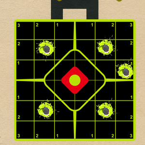 Autocollants de cible de tir réactifs à haute visibilité pour entraînement de précision avec effet éclaboussures et <span class=keywords><strong>grille</strong></span> - Product Image 2
