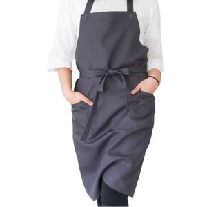 Japanese Korean Cotton Linen Work Bib Generous Simple Waist Custom Sleeveless <b>Gardening</b> Apron Cleaning for Flower Shop - Product Image 1
