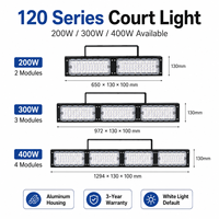 Solution d'éclairage LED anti-éblouissement 200W 300W 400W pour terrains de badminton avec conception de plan d'éclairage pour salle de sport intérieure