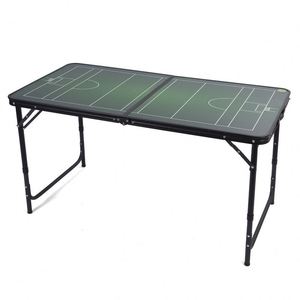 Outdoor <b>Folding</b> Camping Table and <b>Chairs</b> Set-Aluminum MDF Modern Dining for Park - Product Image 5
