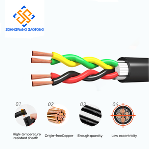 כבל אזעקת אש RVVS זוגי מוצלב 300/500V עם מעטפת PVC גמישה למערכת גילוי עשן בבניינים - Product Image 3