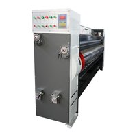 Machine semi-automatique d'impression flexographique 2 couleurs, rainurage et découpe rotative pour cartons ondulés de pizza, avec alimentation en chaîne – Prix