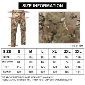 Pantalon tactique de combat G3 pour hommes, vente en gros, imperméable, uniforme de sport de plein air pour la chasse, les sports et les activités de plein air - Product Image 2