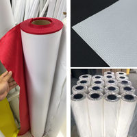 Vinilo Textil Flocado Tatami de 0.5mm de Grosor, Microfibra para Planchar por Sublimación para Ropa e Insignias, Material de Película
