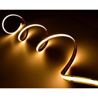 Bande LED COB Flexible RVB à 3 Étapes No Dot Wholesale Project SDCM, Télécommande, Cuivre, 480 LED/m, Angle de Faisceau 180°, Dimmable