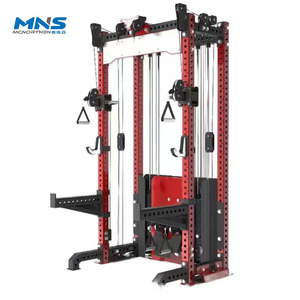 Station de <span class=keywords><strong>musculation</strong></span> multifonctionnelle en acier pour la <span class=keywords><strong>musculation</strong></span> complète du corps, rack de puissance pour la poitrine, les <span class=keywords><strong>bras</strong></span> et les jambes - Product Image 1