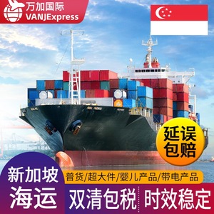 VANJ Express Singapour Logistique d'expédition internationale FBA Expédition de fret Douane double pour marchandises sensibles et surdimensionnées - Product Image 5
