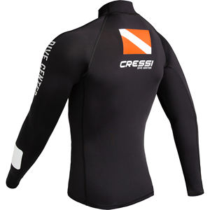 CRESSI Dive Center <b>Man</b> <b>RASH</b> <b>GUARD</b> LONG/SL BLACK 3XL/7 (58) Swim Clothing JLW4785 - Product Image 4