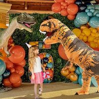 Costume gonflable de dinosaure anime pour adulte, en polyester, unisexe, pour le Nouvel An, le carnaval, Halloween, les spectacles et le cosplay