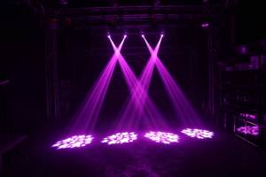 إضاءة متحركة للمسرح بقوة 30 واط مع تحكم DMX 512 بـ 9 قنوات للحفلات والديسكو - Product Image 4