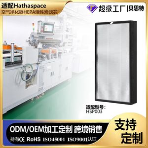 Mejor filtro purificador de aire H13 True Hepa con carbón activado para mascotas, compatible con Hathaspace HSP001 HSP002 HSP003 - Product Image 5