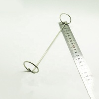 Shuokecrafts Klip Binder Logam 2 Lubang (Perak/Emas/Hitam) untuk Kalender Lembaran Lepas-Pilihan Panjang 55-180mm