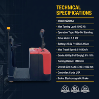 Tracteur électrique vertical personnalisable ZHONGLI 2T 3T avec attelage de remorquage réglable pour divers types de chariots en usine