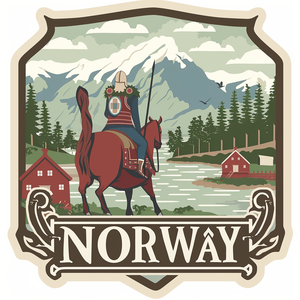 Высококачественный популярный пользовательский 3d норвежский магнит на холодильник и магнит на холодильник туристический сувенир - Product Image 3