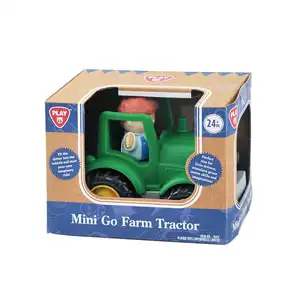 Playgo traktor pertanian Mini Go, traktor Mini uniseks untuk anak-anak