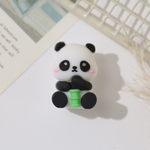 Ручка с животными, высококачественная ручка из мягкой резины с мультяшным дизайном, ручка для студентов, черная ручка на водной основе, подарок для школьников. - Product Image 2