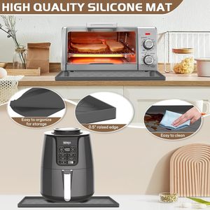 <span class=keywords><strong>Chefman</strong></span> แผ่นซิลิโคนสีเทาทนความร้อน18 ''X 15'' x 0.5 ''สำหรับหม้อทอดอากาศสไตล์คลาสสิกที่ช่วยป้องกันรอยขีดข่วนสร้างความเสียหาย - Product Image 3