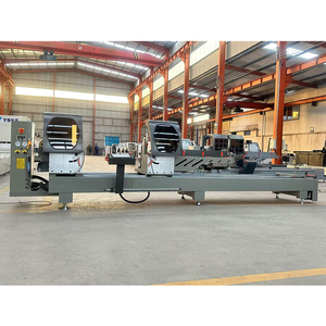 เครื่องเลื่อยตัดองศาอัตโนมัติแบบสองหัว CNC สำหรับอลูมิเนียม ประตูหน้าต่างอลูมิเนียม - Product Image 3