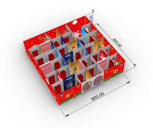 Laberinto inflable Sala de <span class=keywords><strong>escape</strong></span> Laberinto de nieve Inflables de invierno Evento de Navidad - Product Image 4