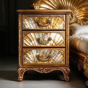 Lit en bois massif <span class=keywords><strong>de</strong></span> luxe avec sculpture <span class=keywords><strong>de</strong></span> <span class=keywords><strong>lion</strong></span> royale dorée, style baroque, pour chambre à coucher <span class=keywords><strong>de</strong></span> grande taille, idéal pour manoirs et hôtels - Product Image 6