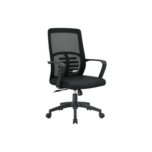Sedia da Ufficio con Schienale in Rete e Braccioli, Base Girevole a 5 Punte, Ergonomica per Uso Ufficio - Product Image 1