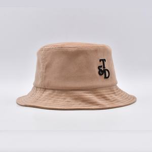 Custom <b>Corduroy</b> Unisex Bucket <b>Hat</b> Custom High Quality 3d Embroidered Bucket <b>Hat</b> - Product Image 5