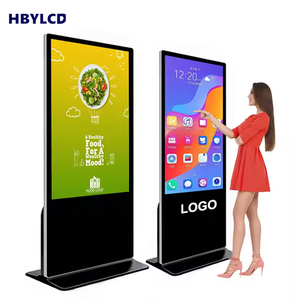 Monitor LCD Portátil de 32 Pulgadas con Pantalla Táctil, Soporte Delgado para Piso, 12V, 6mm, Pantalla Digital para Publicidad <span class=keywords><strong>en</strong></span> Interiores, <span class=keywords><strong>Centros</strong></span> <span class=keywords><strong>Comerciales</strong></span> - Product Image 1