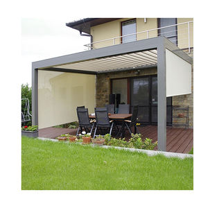 Pavillons de toiture motorisés 5x3 6x4 4x4 <span class=keywords><strong>4x3</strong></span> 3m Pergola bioclimatique extérieure avec stores réglables - Product Image 3
