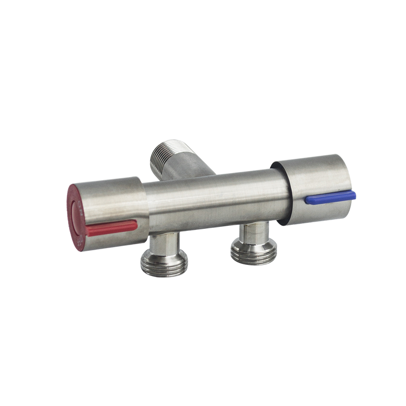 Modern Brushed Finish Stainless Steel Three