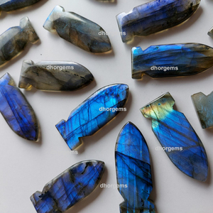 Cabochon de labradorite bleue 100 % naturelle de haute qualité, pierre précieuse en vrac, pierre de guérison populaire, approvisionnement en gros - Product Image 3