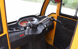 2025 Hot Sale Closed Body Electric Tricycle for Car Washing <strong>2</strong> <strong>Passengers</strong> Heavy-Duty 400kg Payload 80-100km Range - Product Image 5