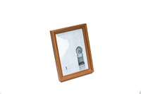 Marco de Fotos Digital Moderno y Duradero de Madera con Impresión UV, Orientación Vertical, Forma Rectangular, para Mesa