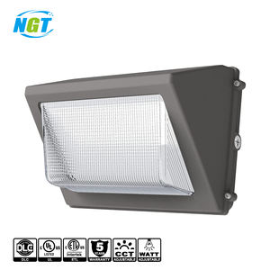 Appliques murales LED 0-10V DIM à coupure de lumière, 130 lm/W, CCT sélectionnable 120/100/80W, 120-277V, finition bronze, carrées, en aluminium, stock US - Product Image 1