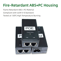 Module injecteur PoE actif Gigabit 24V 0.5A, alimentation Ethernet pour caméra IP, point d'accès sans fil et pont réseau