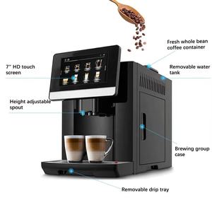 Machine à café expresso <span class=keywords><strong>électrique</strong></span> super automatique 19 bars <span class=keywords><strong>Italienne</strong></span> Ulka Pimp One Touch Grains de café <span class=keywords><strong>Tasses</strong></span> Cappuccino Latte Acier inoxydable - Product Image 4