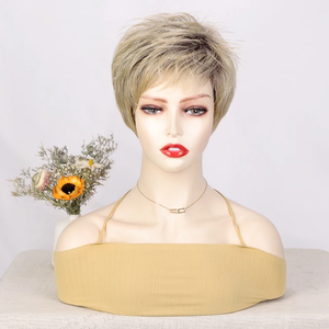 Perruques grises <span class=keywords><strong>coiffure</strong></span> <span class=keywords><strong>courte</strong></span> 4 pouces Bob perruques synthétiques naturelles <span class=keywords><strong>frange</strong></span> perruques cheveux noirs moelleux pour femmes cheveux Cosplay sans colle - Product Image 6