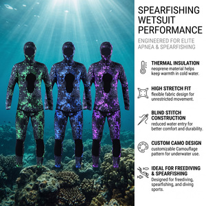 <span class=keywords><strong>Combinaison</strong></span> de plongée en néoprène 5mm 6mm pour hommes, haute qualité, <span class=keywords><strong>7mm</strong></span>, à capuche, pour la pêche sous-marine et la plongée libre, imprimée, chaude, vente en gros - Product Image 2