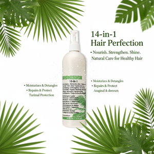 Crème démêlante et hydratante capillaire hawaïenne soyeuse biologique pour adoucir, réparer et définir les boucles - Product Image 6