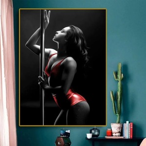 Peinture sur toile d'art corporel sexy <span class=keywords><strong>femme</strong></span> noire <span class=keywords><strong>et</strong></span> blanche, impressions d'images nues, affiches murales modernes, tableaux décoratifs pour chambre à coucher <span class=keywords><strong>et</strong></span> salon - Product Image 5