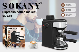 <span class=keywords><strong>เครื่อง</strong></span>ทำ<span class=keywords><strong>กาแฟ</strong></span>เอสเพรสโซ240มล. 800วัตต์เครื่องทำ<span class=keywords><strong>กาแฟ</strong></span>คาปูชิโน่อัตโนมัติอเนกประสงค์ - Product Image 2