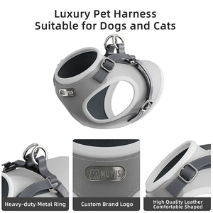 Arneses Personalizados para Mascotas, Fábrica de Suministros para Mascotas, Correa para Perros Estilo Chaleco, Arnés de Pecho, Cadena para Perros, Correa para Pasear Perros - Product Image 2