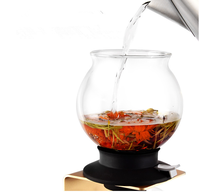 Design de mode 1000ml en verre de style Japonais thé pot d'eau pot tour