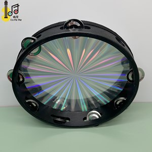 2024 vente chaude 10 pouces unique mariage Ktv fête faveur réfléchissant Laser radiant <span class=keywords><strong>tambourin</strong></span> simple rangée pour adultes Concert <span class=keywords><strong>tambourin</strong></span> - Product Image 4