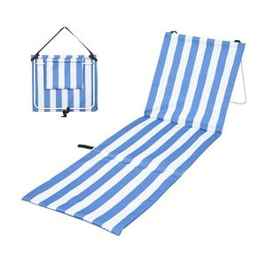 Nouveau produit 2025 – Chaise pliante d'extérieur de haute qualité, résistante au sable, mobilier de relaxation pour adultes, tapis de plage léger pour patio - Product Image 1