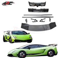 Kit carrosserie en fibre de carbone style DMC pour Lamborghini Gallardo : pare-chocs avant, jupes latérales, diffuseur arrière, spoiler.