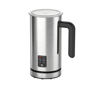 AIHOME Mousseur à <span class=keywords><strong>lait</strong></span> en acier inoxydable 500W avec poignée, double paroi antiadhésive, 150ml <span class=keywords><strong>de</strong></span> <span class=keywords><strong>mousse</strong></span>, 300ml <span class=keywords><strong>de</strong></span> <span class=keywords><strong>lait</strong></span> <span class=keywords><strong>chaud</strong></span> <span class=keywords><strong>ou</strong></span> <span class=keywords><strong>froid</strong></span>, certifié FDA - Product Image 1