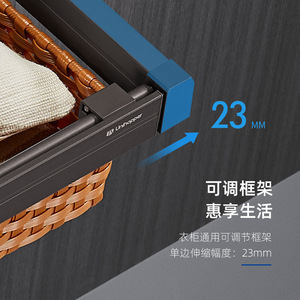 Rattan Clothing Basket 600mm 800mm 900mm Rectangle <b>Drawer</b> <b>Storage</b> Organizer Durable Home Use - Product Image 3