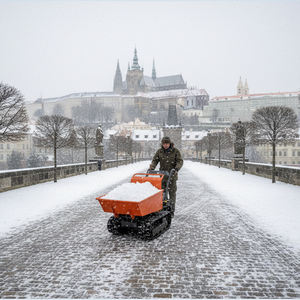 Pour usage domestique Mini brouette motorisée sur chenilles Livraison rapide Dumper Prix bon marché - Product Image 2